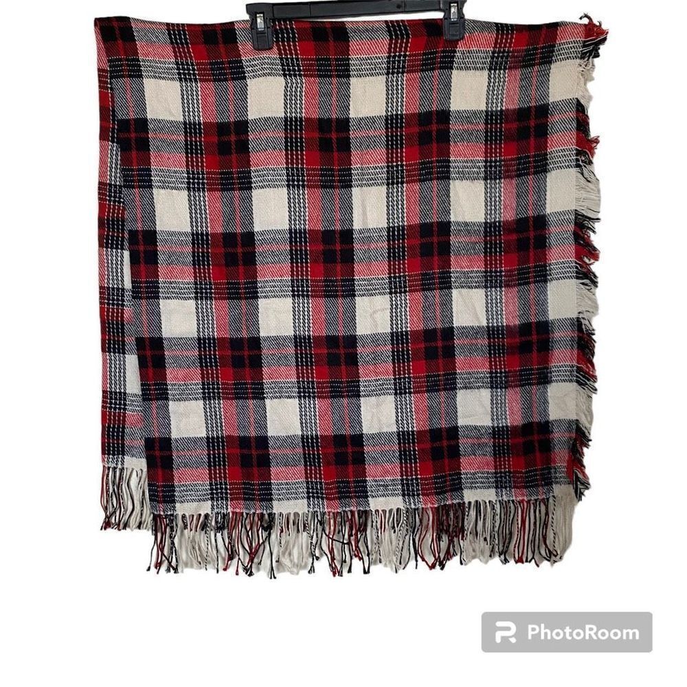 Madewell Women's Plaid Cozyweave Scarf Red